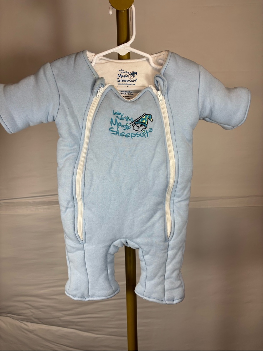 Baby Merlin Magic Sleepsuit Cotton Size Small 3-6 Months